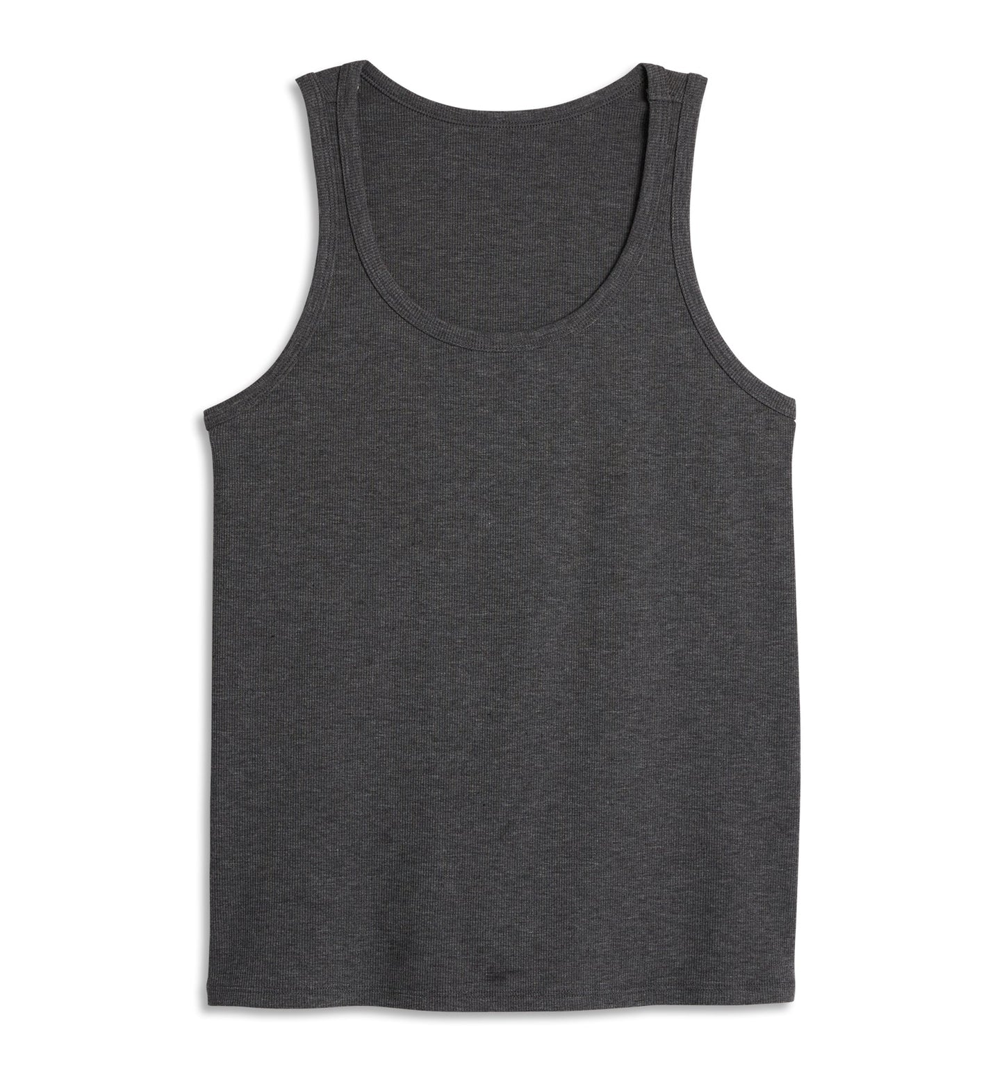 TomboyX Bamboo Rib Power Tank - Heather Gray