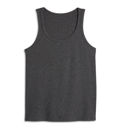 TomboyX Bamboo Rib Power Tank - Heather Gray