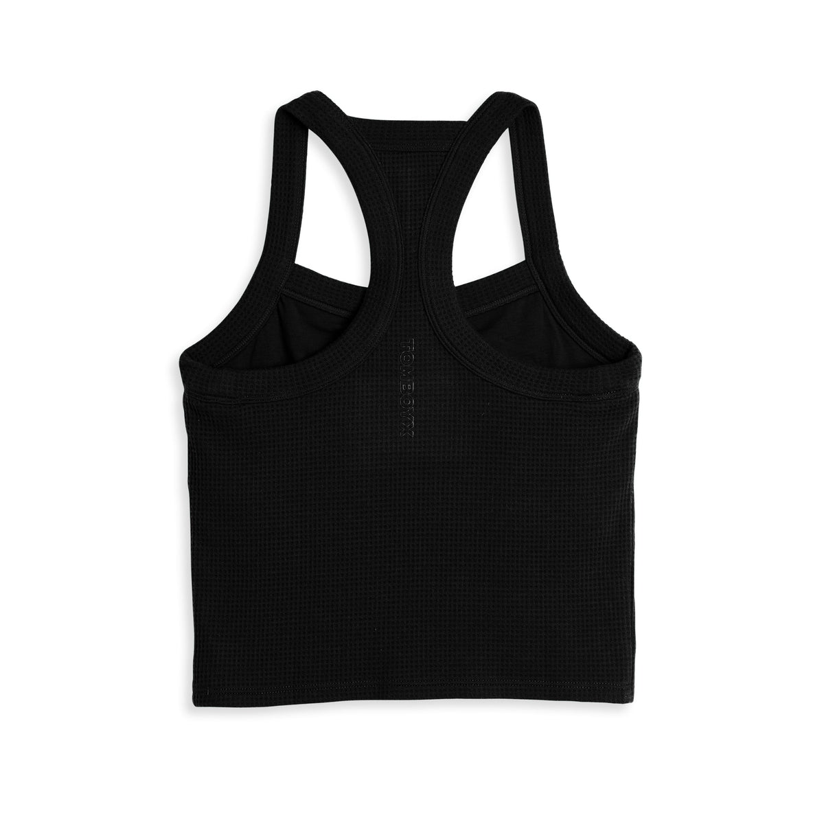 TomboyX Modal Cloud Waffle Bra Top - Black Beauty