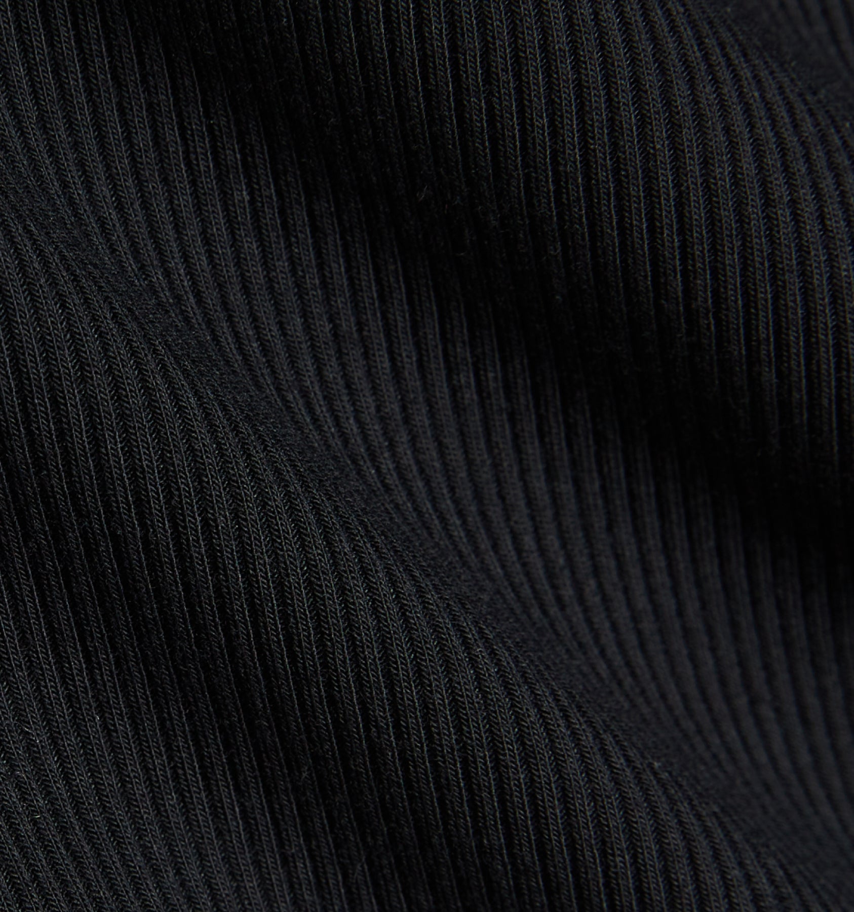 TomboyX Bamboo Rib Short Sleeve Tee - Black