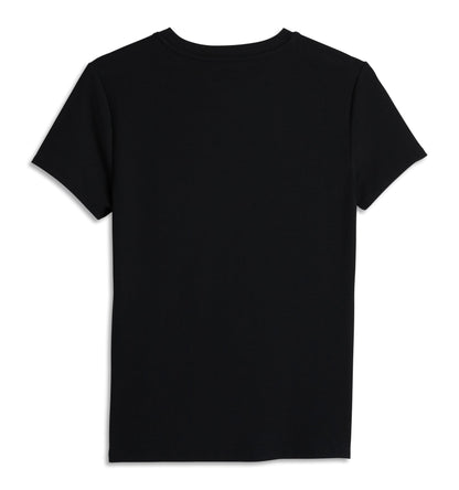 TomboyX Bamboo Rib Short Sleeve Tee - Black