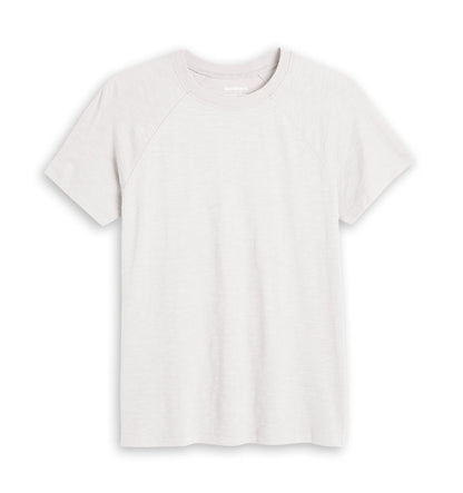 TomboyX Short Sleeve Jersey Slub Raglan Tee - Natural