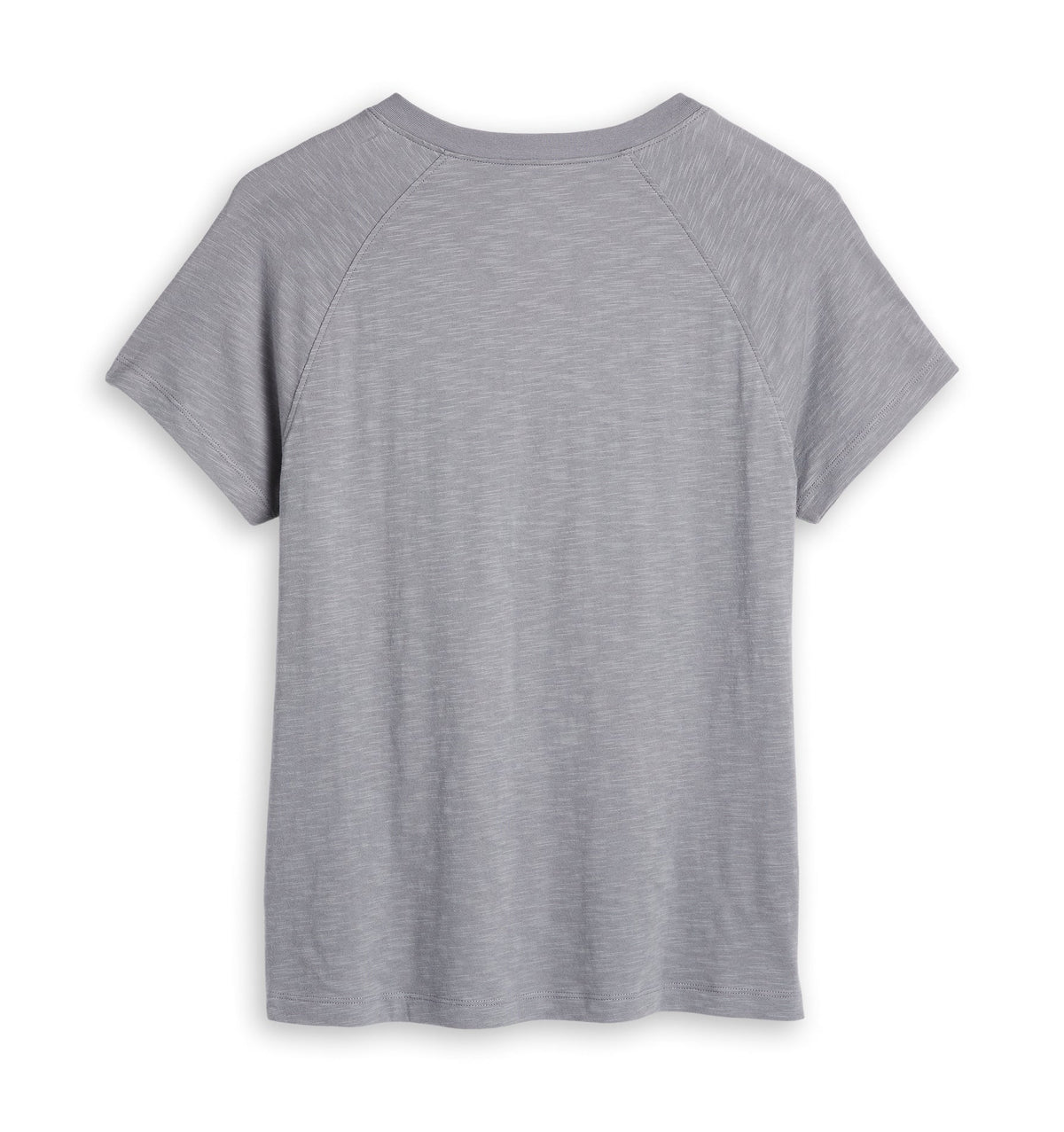 TomboyX Short Sleeve Jersey Slub Raglan Tee - Ultimate Gray