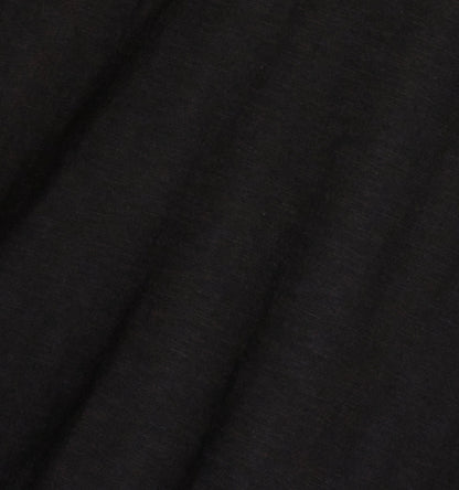 TomboyX Short Sleeve Jersey Slub V Neck Tee - Black
