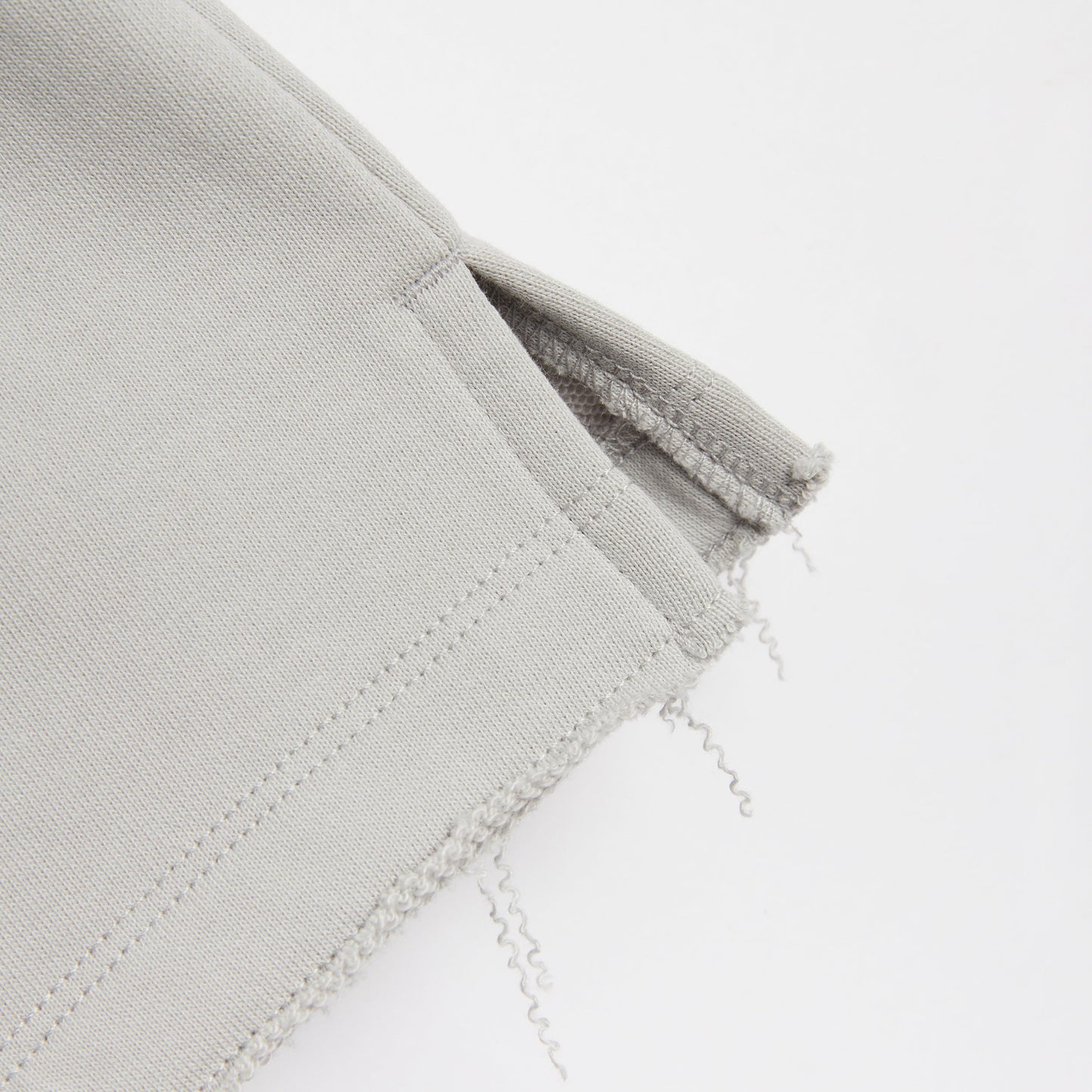 TomboyX French Terry Cut Off Crew - Concrete Gray