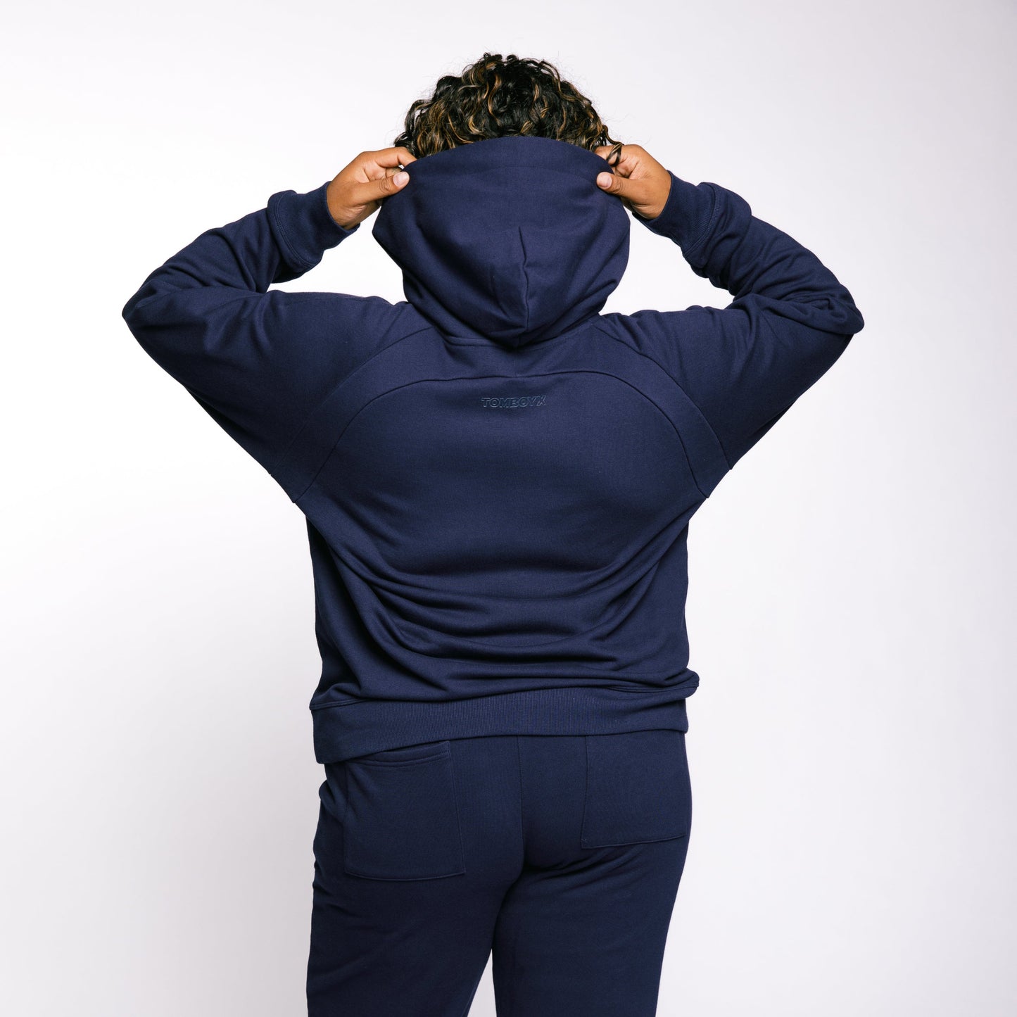 TomboyX French Terry Full Zip Hoodie - Future Dusk