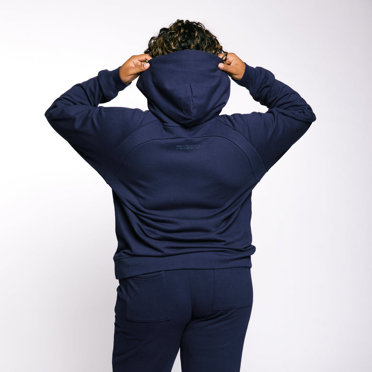 TomboyX French Terry Full Zip Hoodie - Future Dusk
