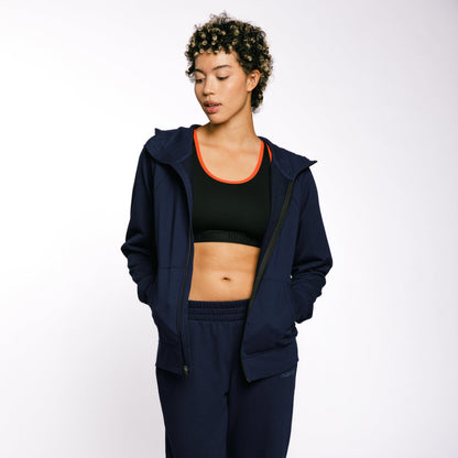 TomboyX French Terry Full Zip Hoodie - Future Dusk
