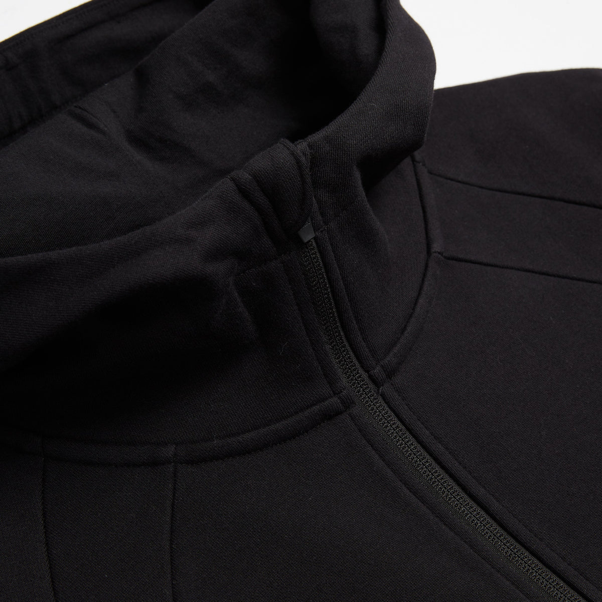 TomboyX French Terry Full Zip Hoodie - Black