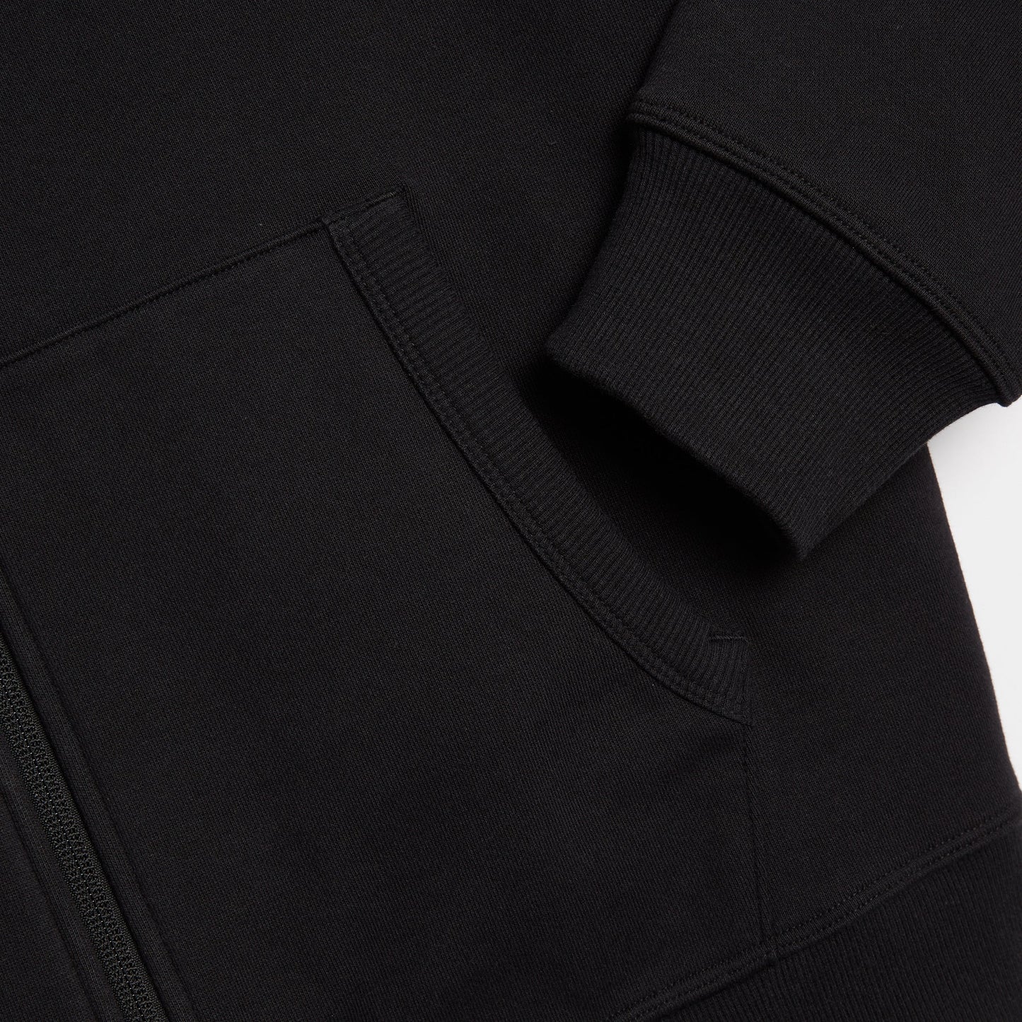TomboyX French Terry Full Zip Hoodie - Black