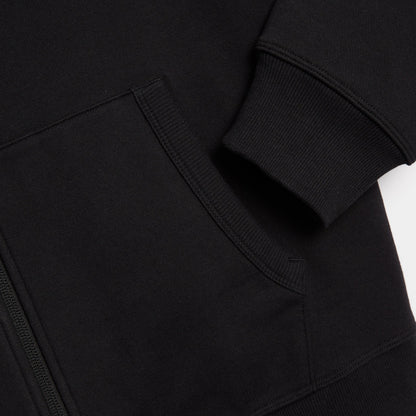 TomboyX French Terry Full Zip Hoodie - Black
