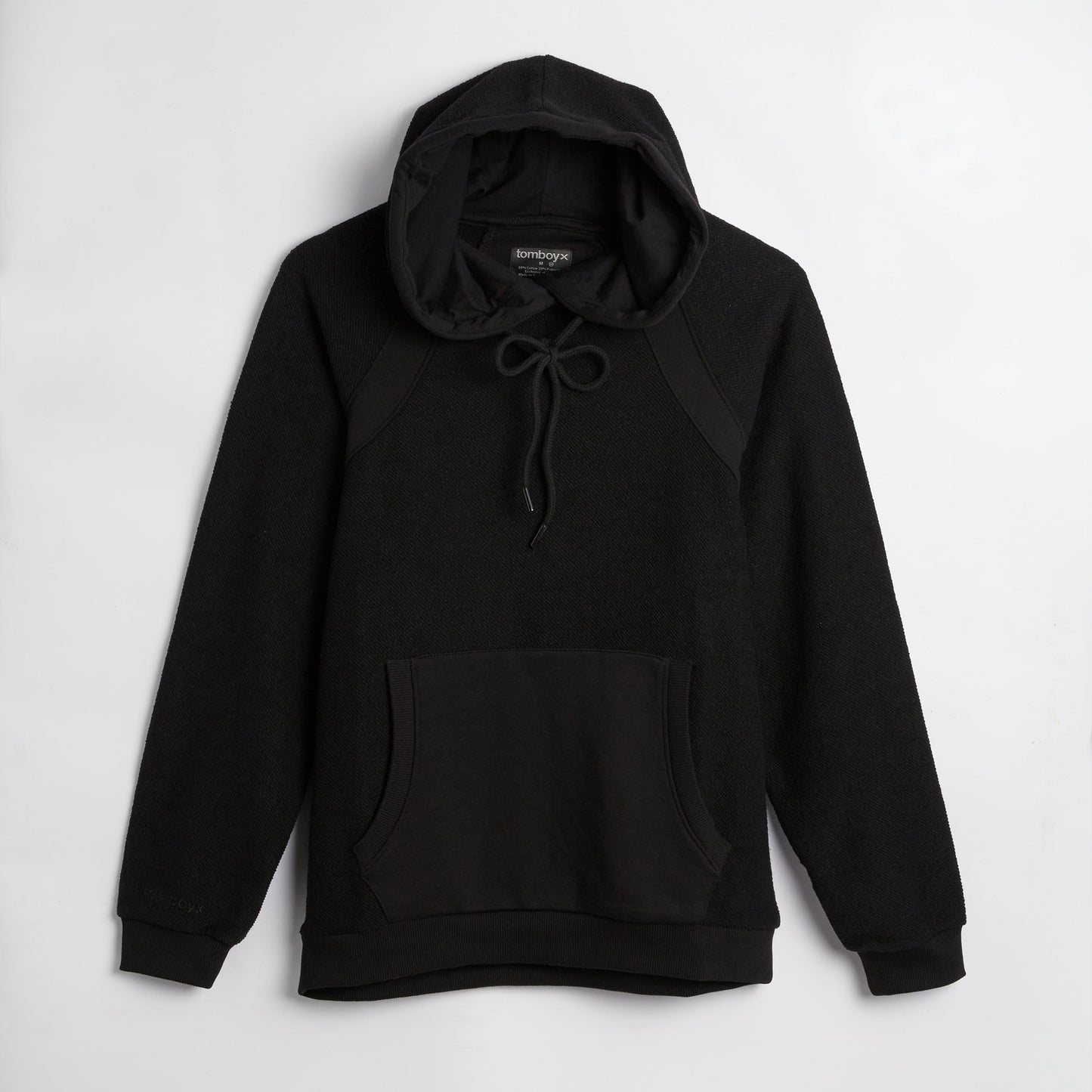 TomboyX Inside Out French Terry Hoodie - Black