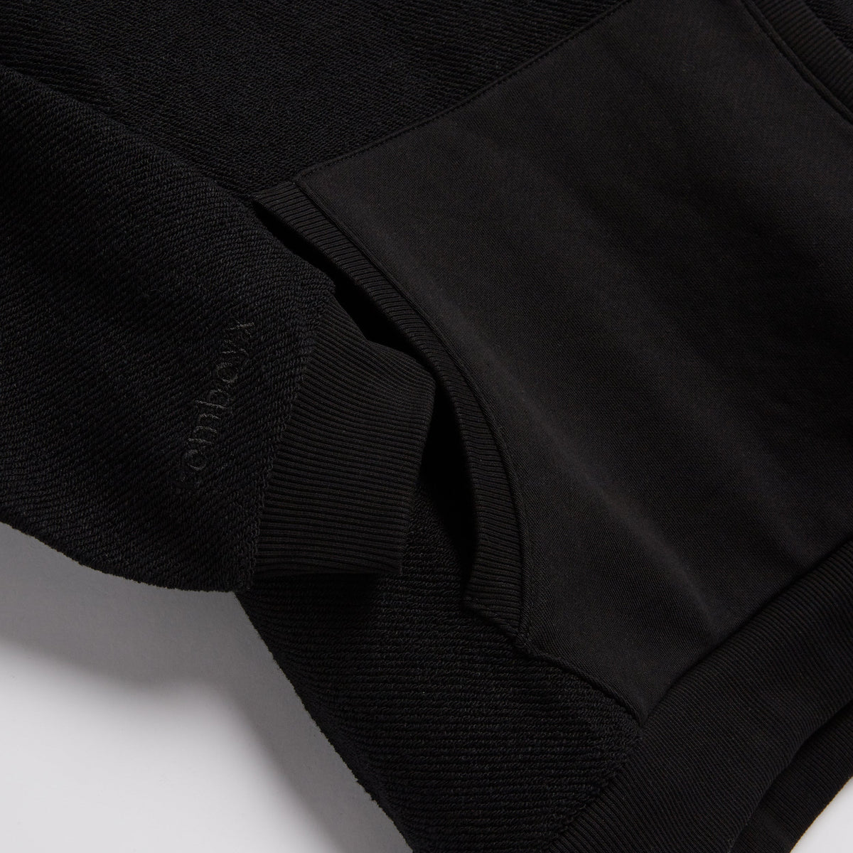 TomboyX Inside Out French Terry Hoodie - Black
