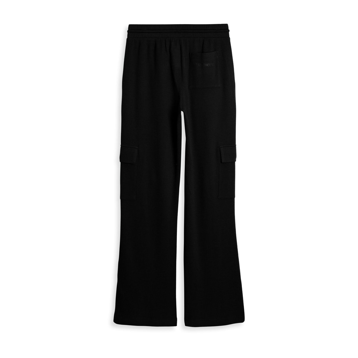 TomboyX Modal Cloud Waffle Cargo Pant - Black Beauty