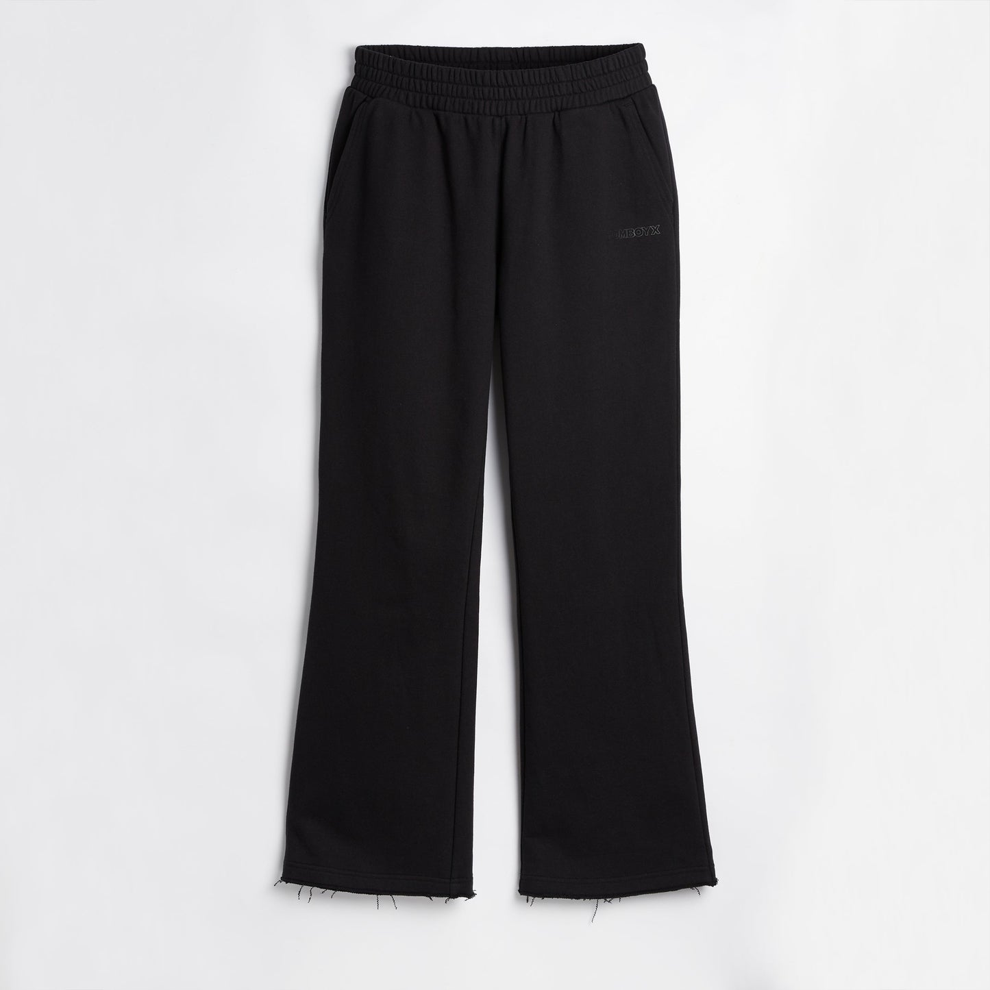 TomboyX French Terry Flare Pant - Black