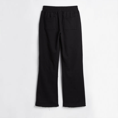 TomboyX French Terry Flare Pant - Black
