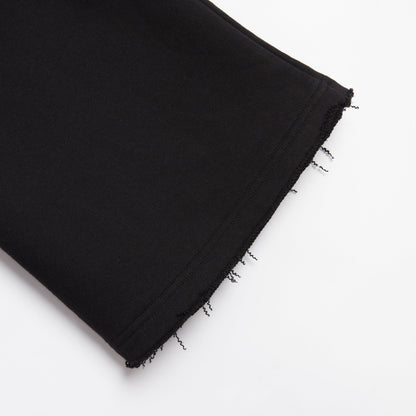 TomboyX French Terry Flare Pant - Black
