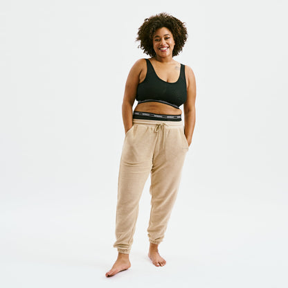 TomboyX Inside Out French Terry Jogger - Taupe