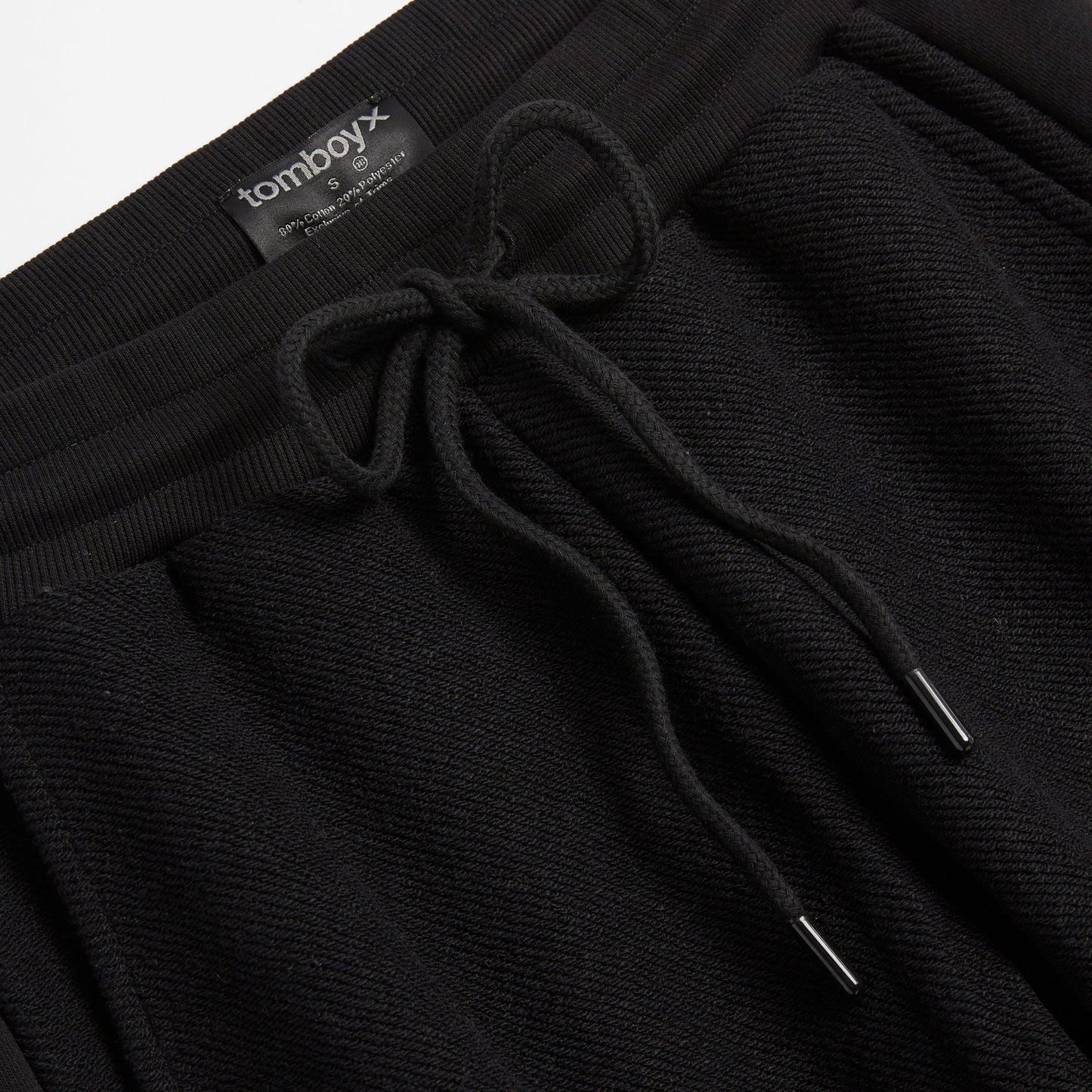 TomboyX Inside Out French Terry Jogger - Black