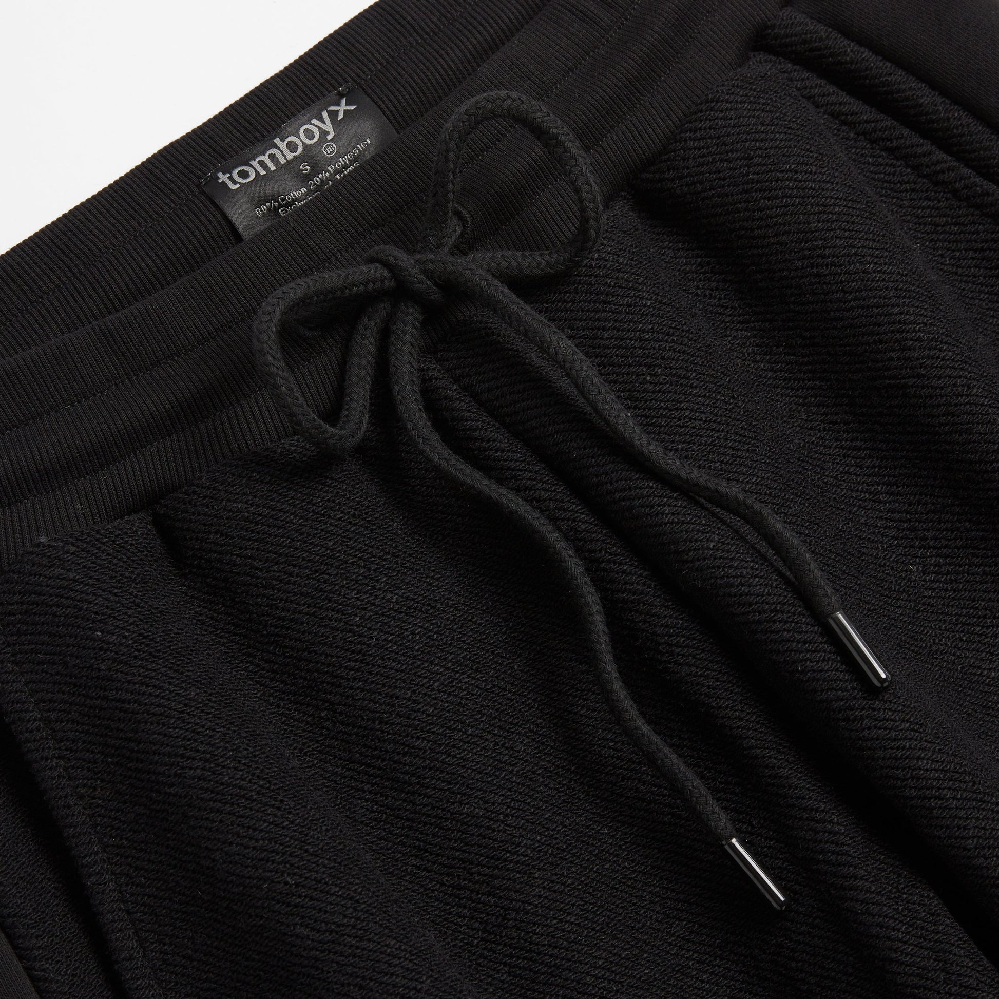 TomboyX Inside Out French Terry Jogger - Black