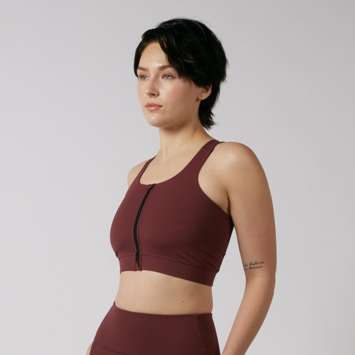 TomboyX Full Zip Bra - Fig