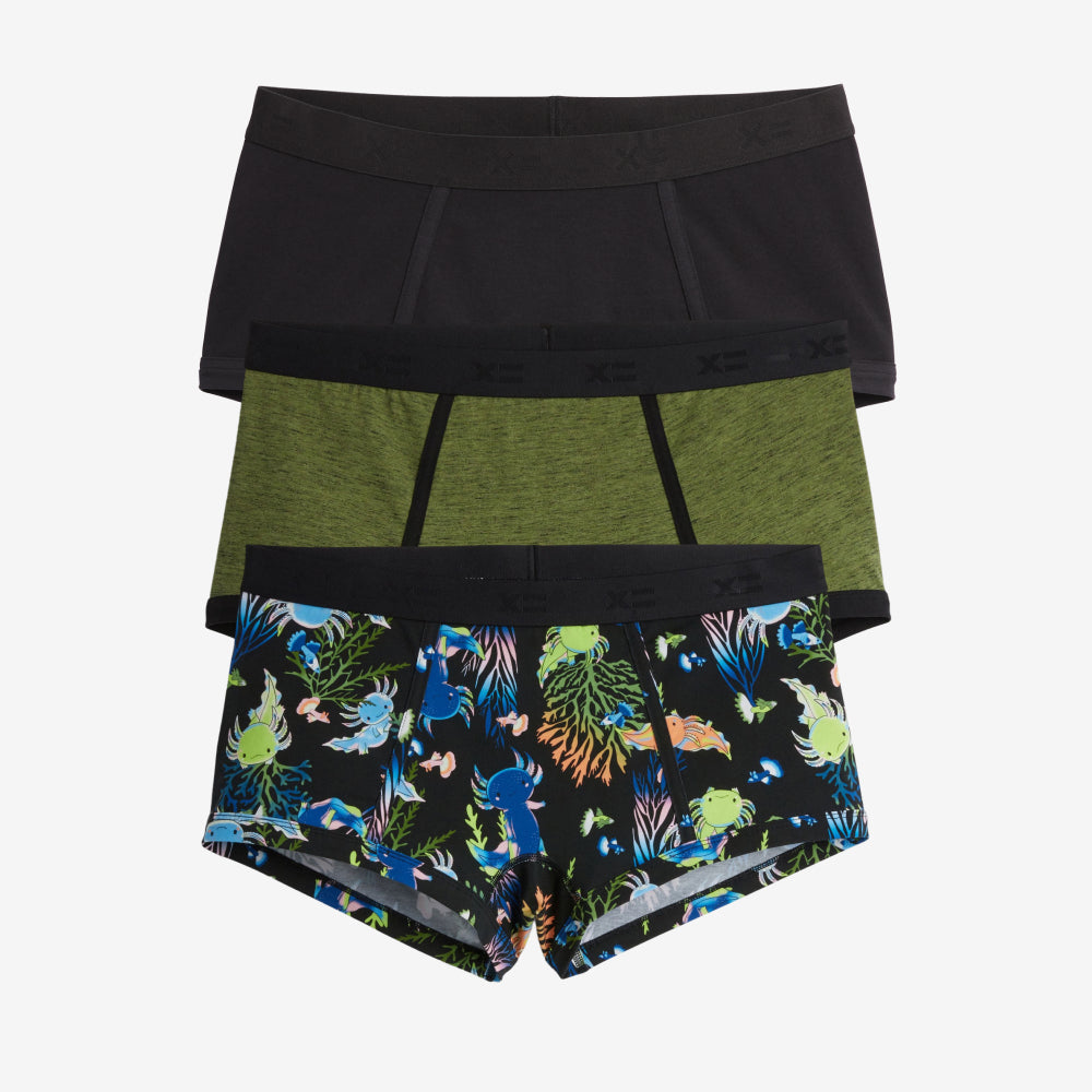 TomboyX Boy Shorts 3-Pack - Lotl Love