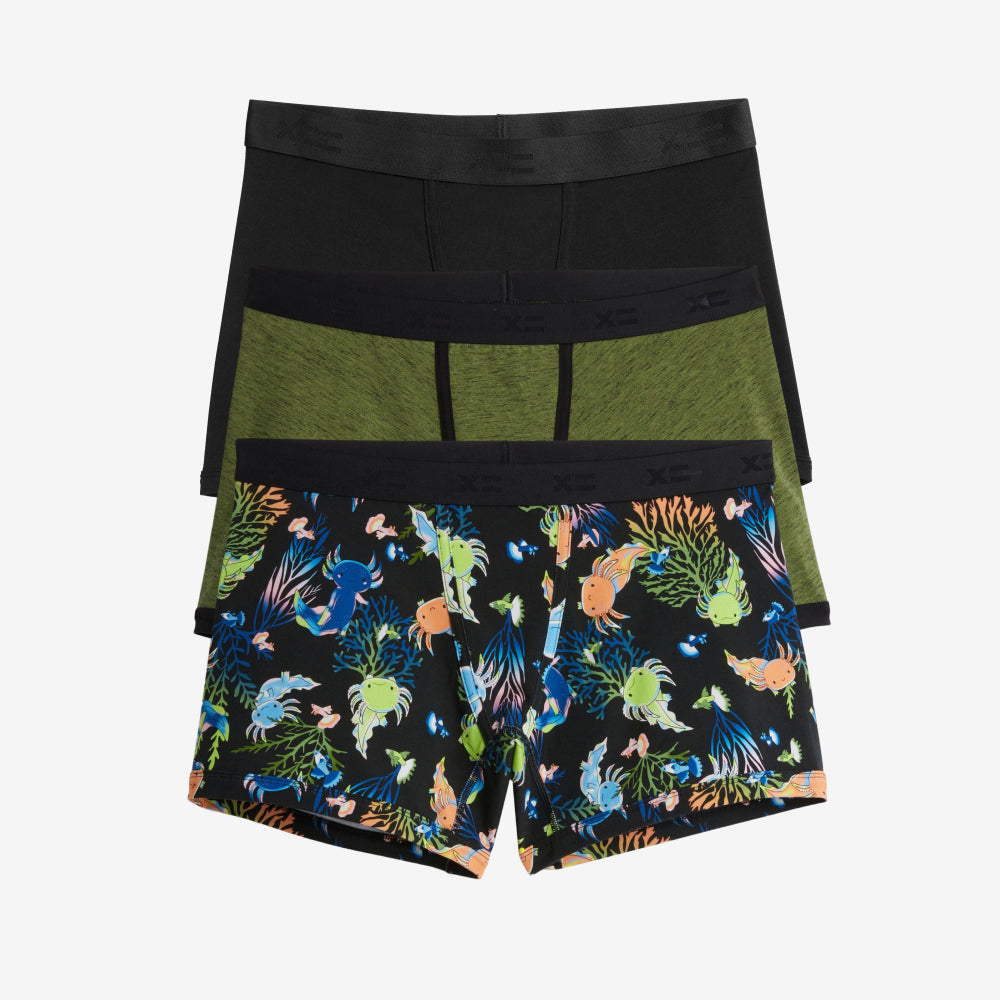 TomboyX 4.5" Trunks 3-Pack - Lotl Love