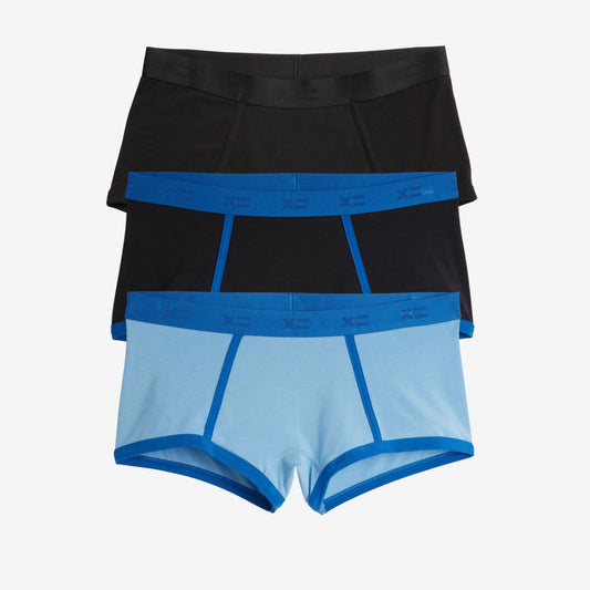 TomboyX Boy Shorts 3-Pack - Modal The Blues