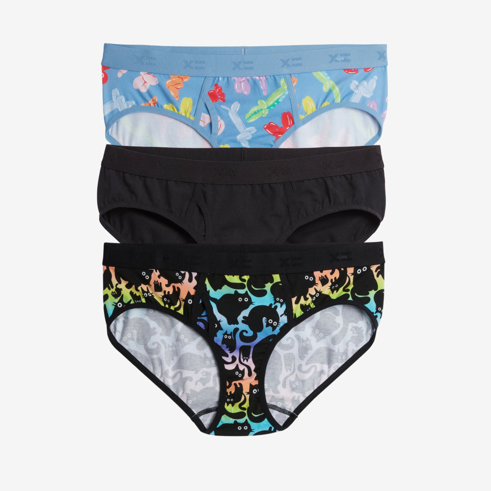 TomboyX Iconic Brief 3-Pack - Rainbow Friends