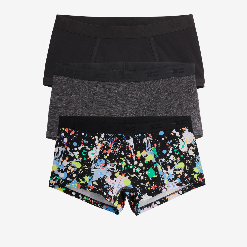 TomboyX Boy Shorts 3-Pack - Pride Paint