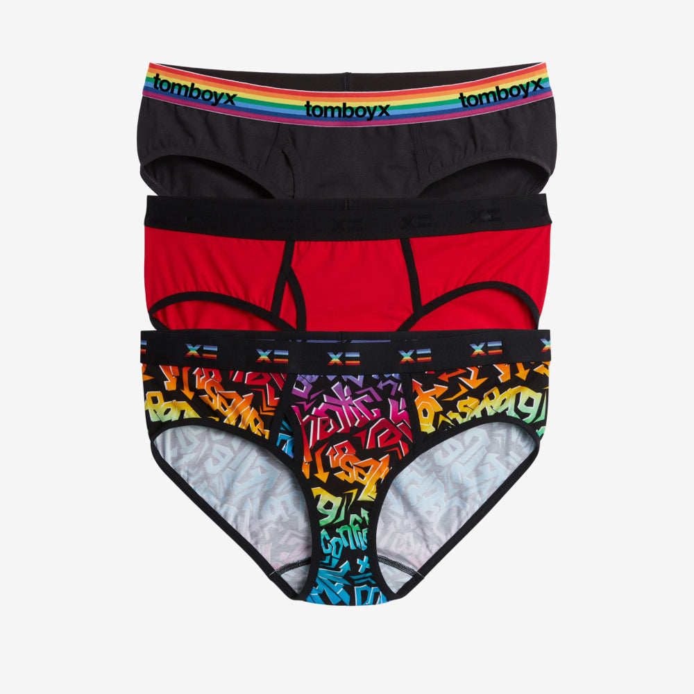 TomboyX Iconic Brief 3-Pack - Tagged And True