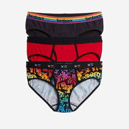 TomboyX Iconic Brief 3-Pack - Tagged And True