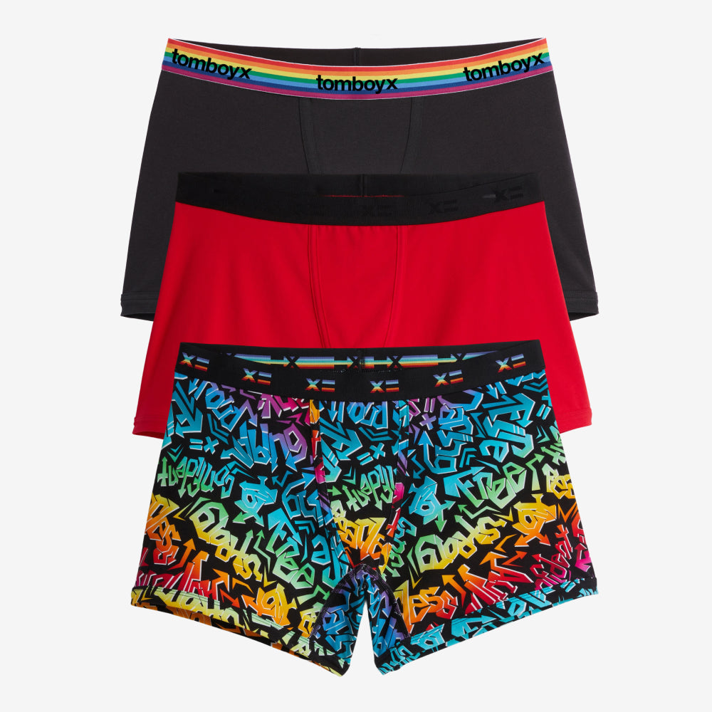 TomboyX 4.5" Trunks 3-Pack - Tagged And True