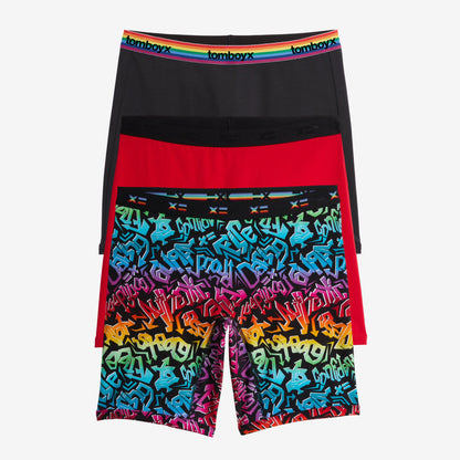 TomboyX 9" Boxer Briefs 3-Pack - Tagged And True