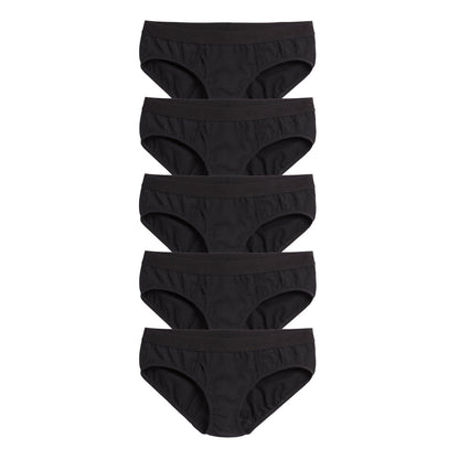 TomboyX Iconic Briefs 5-Pack - X= Black