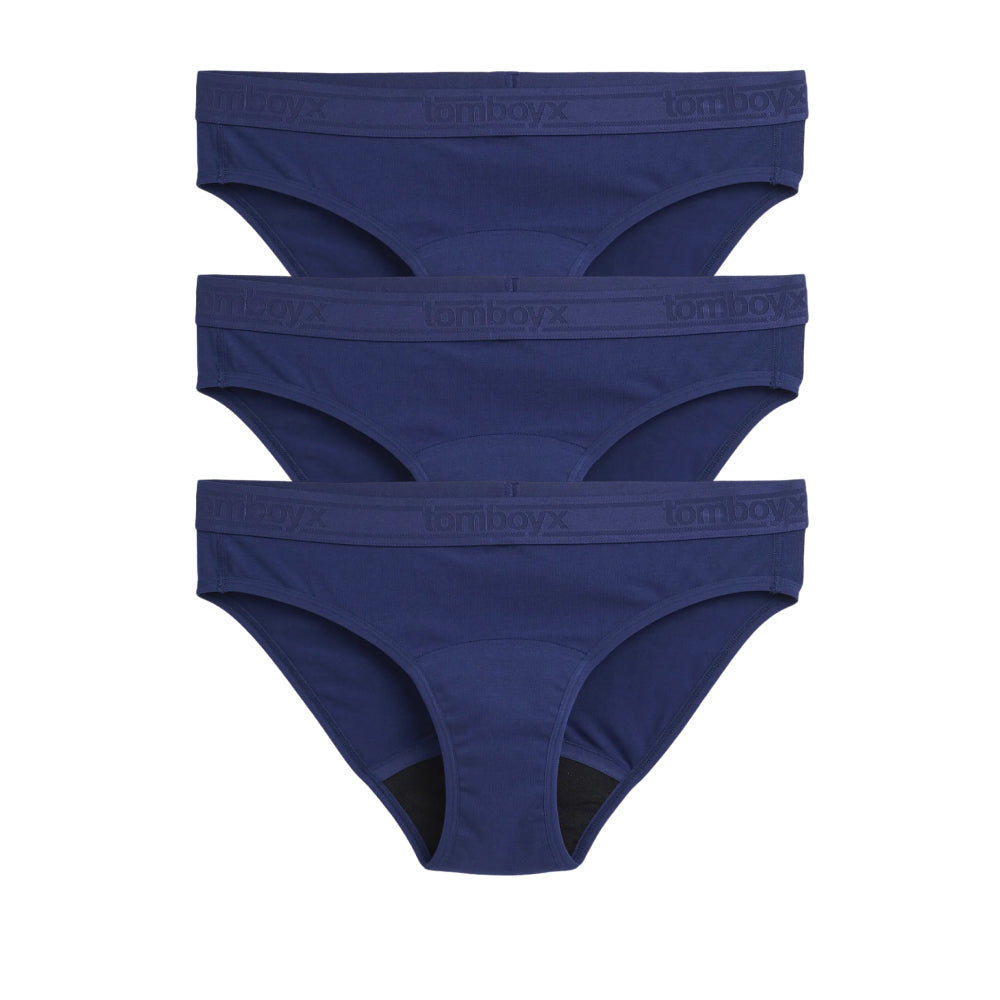 TomboyX First Line Period Bikini 3-Pack - Future Dusk