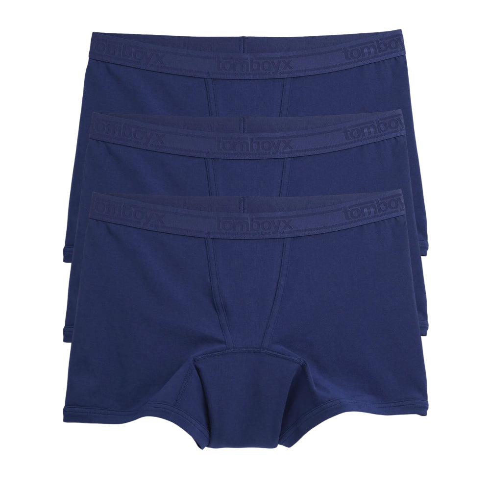 TomboyX First Line Period 4.5" Trunks 3-Pack - Future Dusk