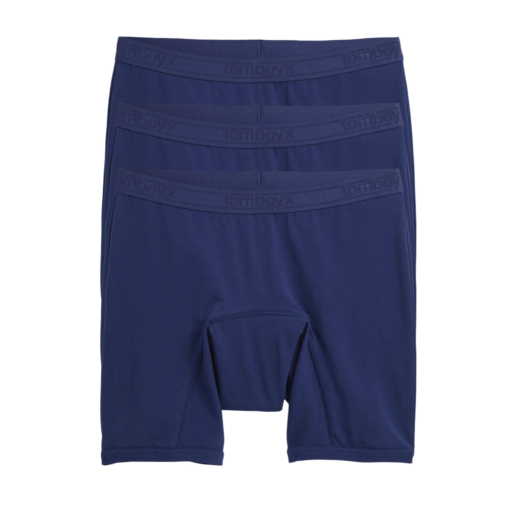 TomboyX First Line Period 9" Boxer Briefs 3-Pack - Future Dusk