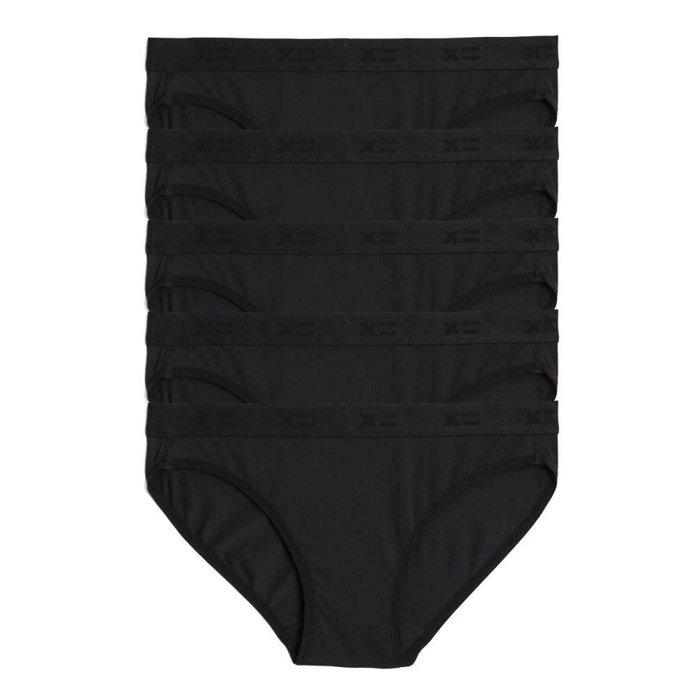 TomboyX SmoothTuck Tucking Bikini 5-Pack - Black