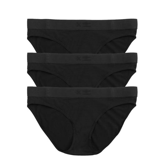 TomboyX Bikini 3-Pack - TENCEL™ Modal X= Black