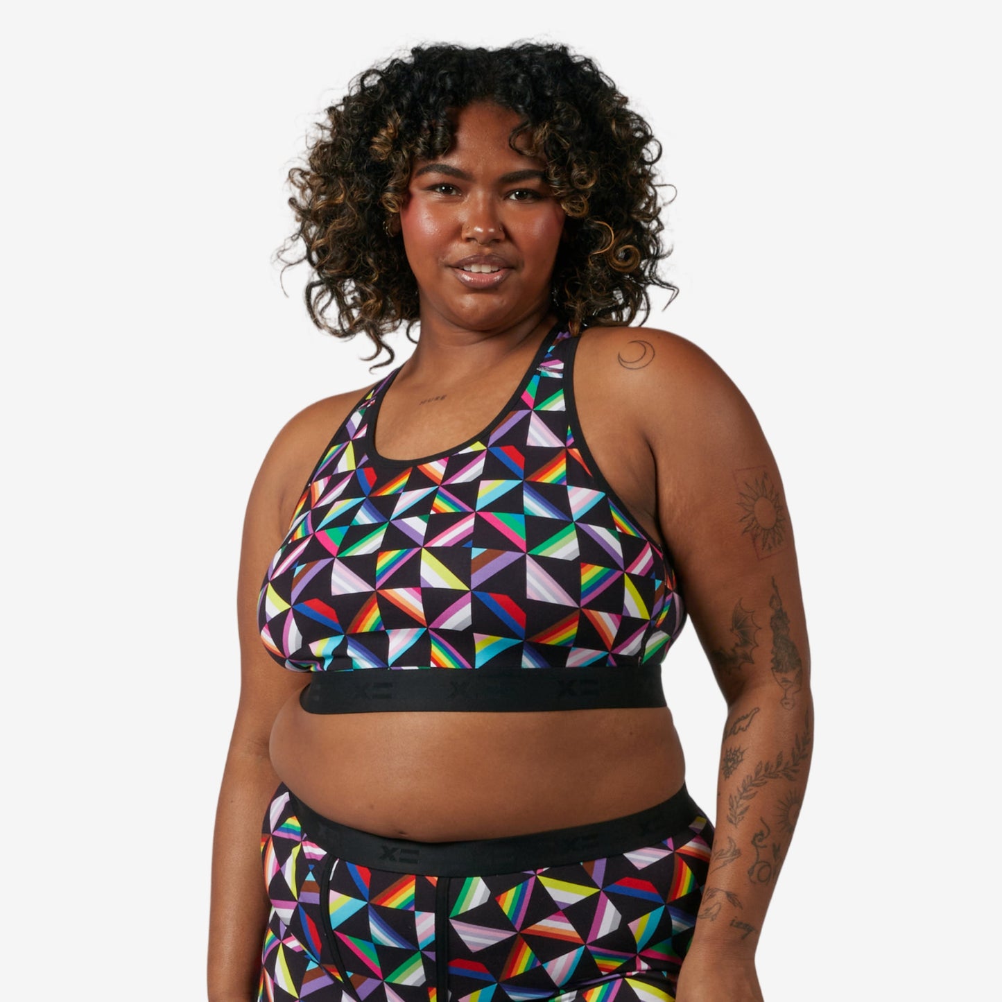 TomboyX Racerback Soft Bra - Pride-o-scope Imperfects