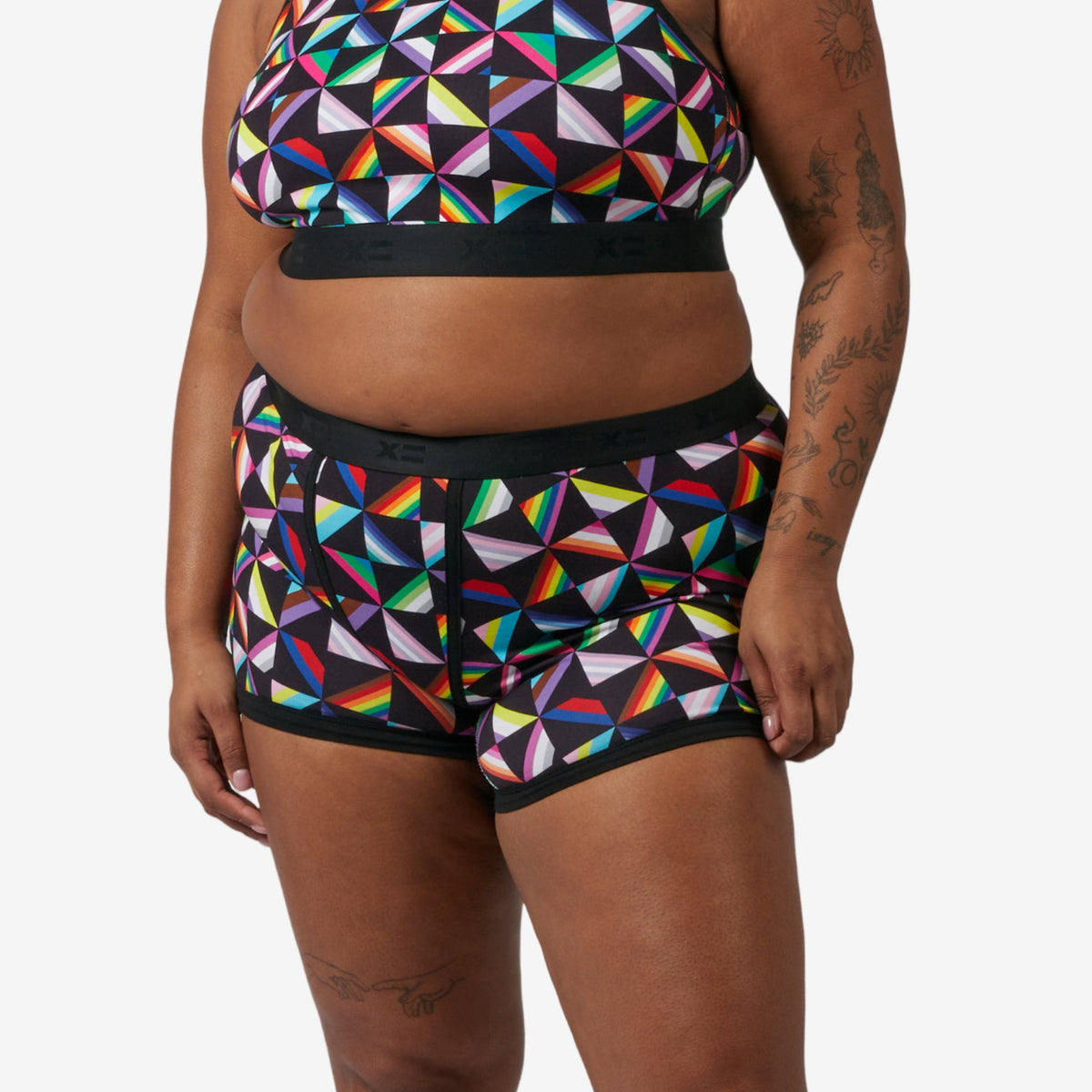 TomboyX 4.5" Trunks - Pride-o-scope Imperfects