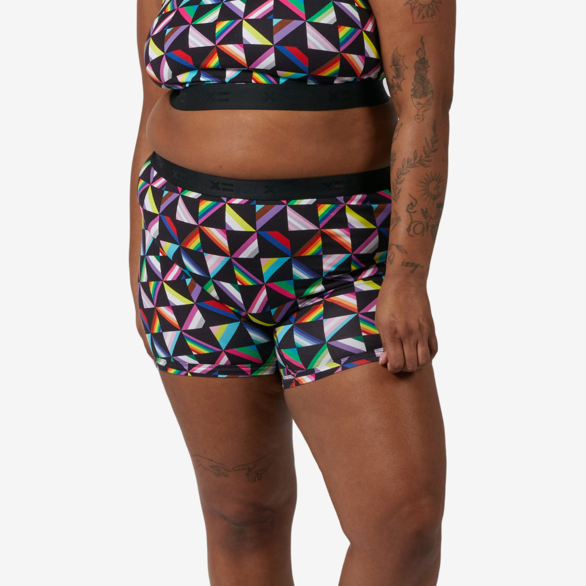 TomboyX 6" No Fly Boxer Briefs - Pride-o-scope Imperfects
