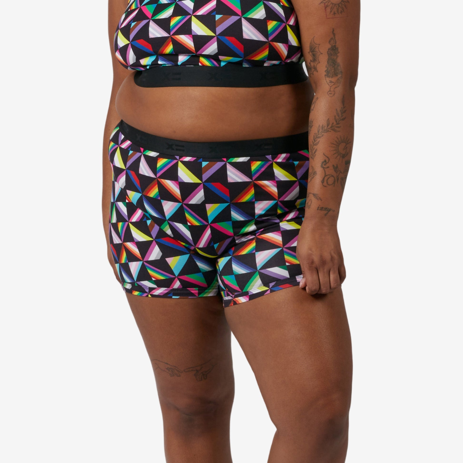 TomboyX 6" No Fly Boxer Briefs - Pride-o-scope Imperfects