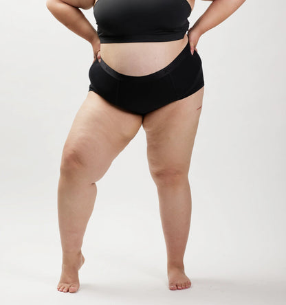 TomboyX Boy Shorts - Black X= Rainbow