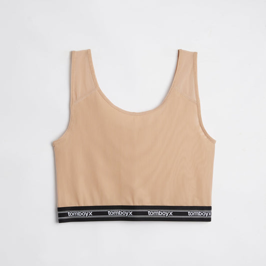 TomboyX Powermesh Essential Bra - Chai