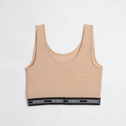TomboyX Powermesh Essential Bra - Chai