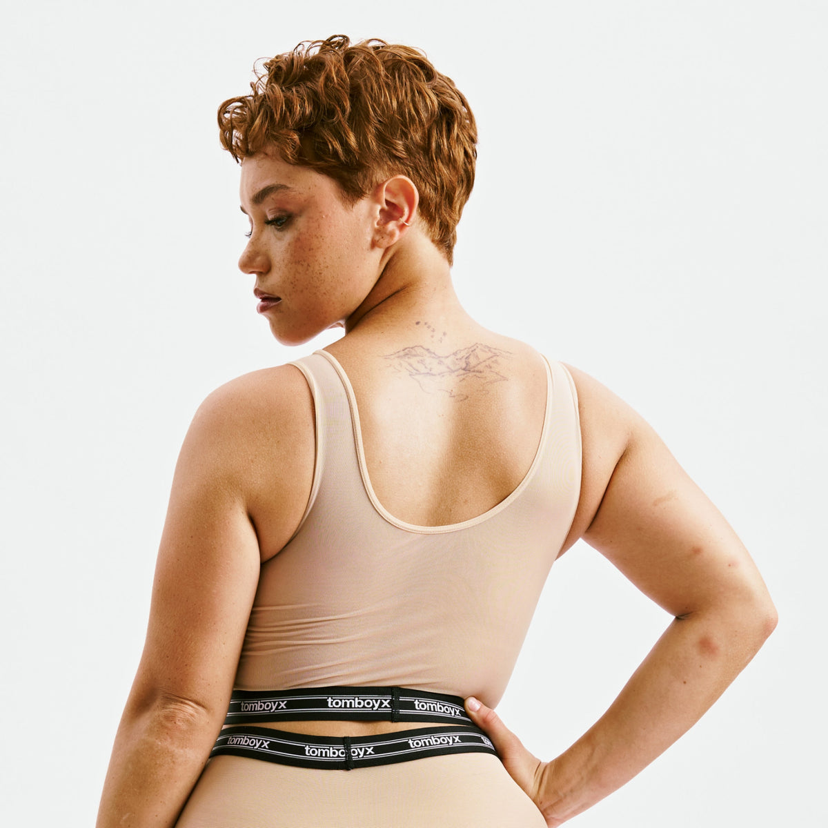 TomboyX Powermesh Essential Bra - Chai