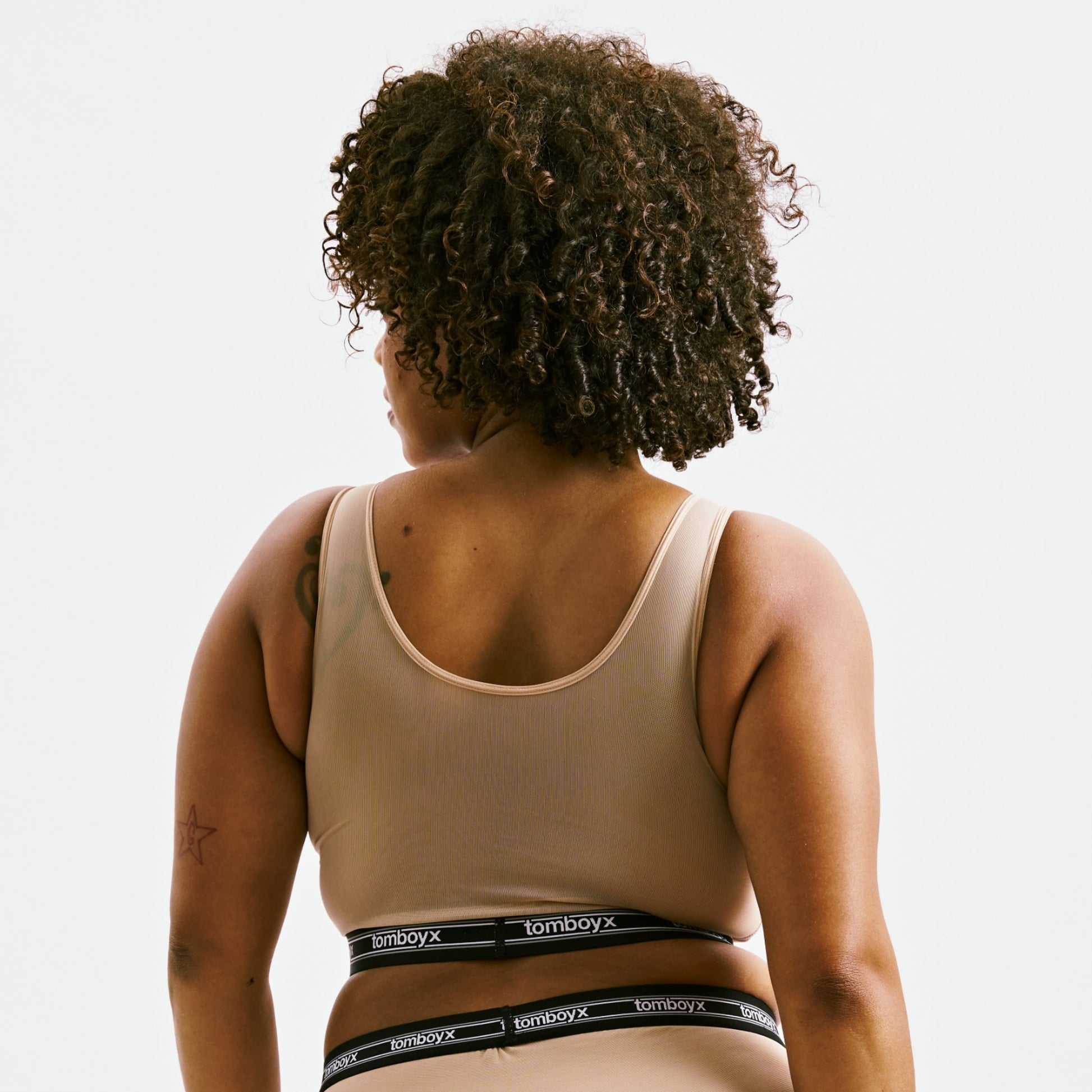 TomboyX Powermesh Essential Bra - Chai