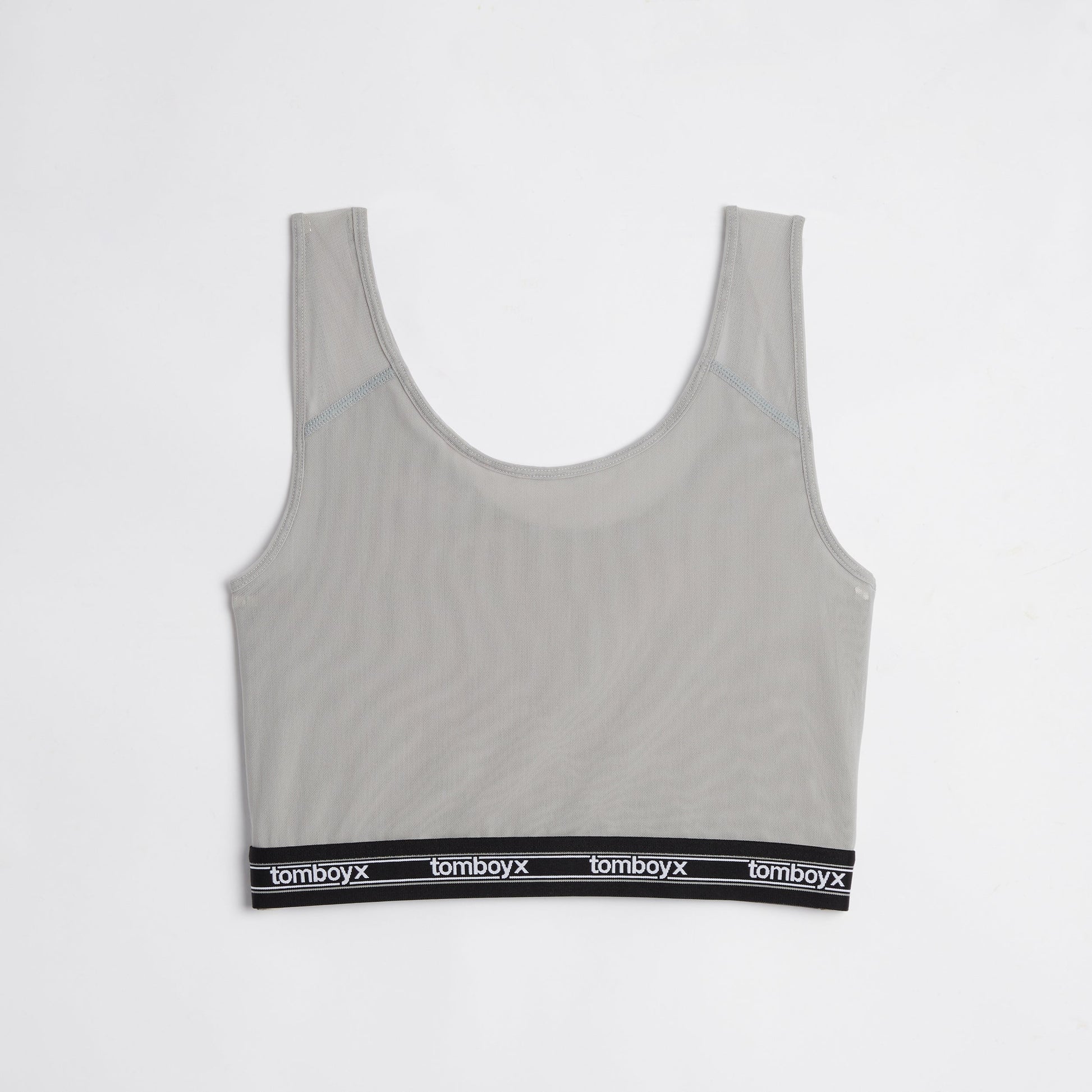TomboyX Powermesh Essential Bra - Ultimate Gray